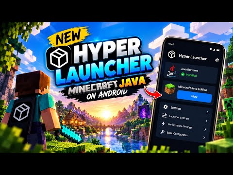 NEW Hyper Launcher 🔥 | How to Install & Setup Minecraft Java on Android