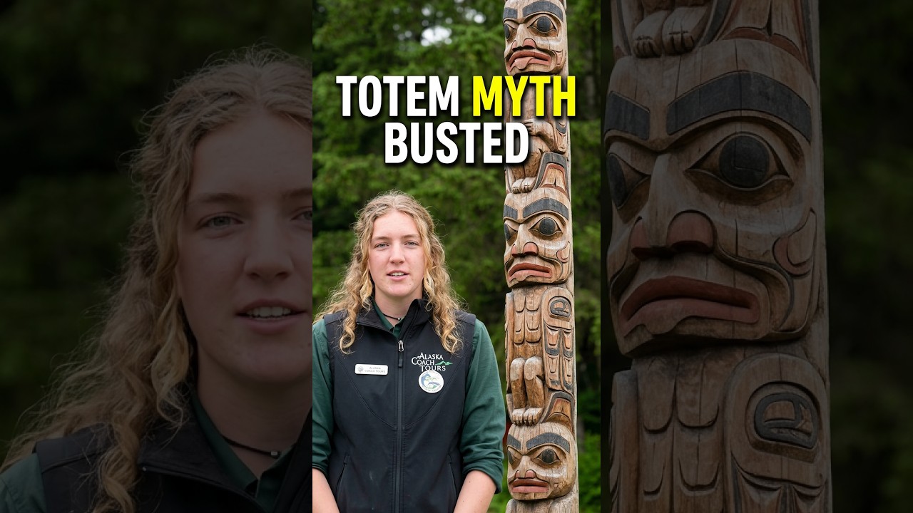 There Is No Bottom Of The Totem Pole in Ketchikan, Alaska! #shorts