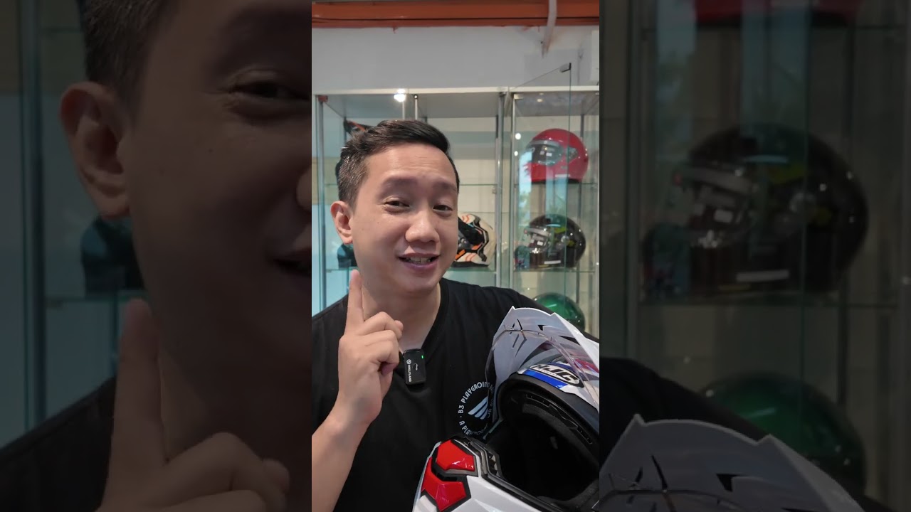 Hjc i80, helm adventure modular dari HJC 