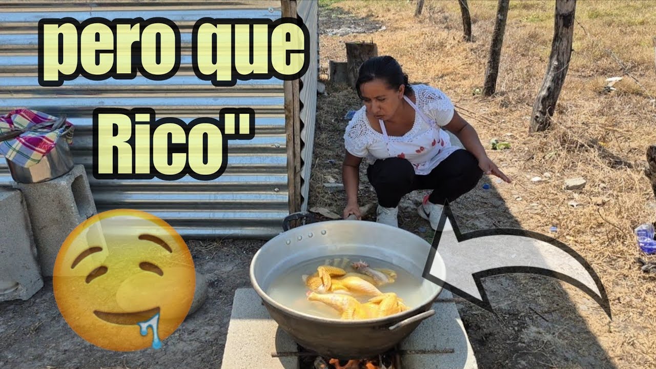 Gallinas asadas un perol lleno de comida’ Mira quienes llegaron 🥘🏠