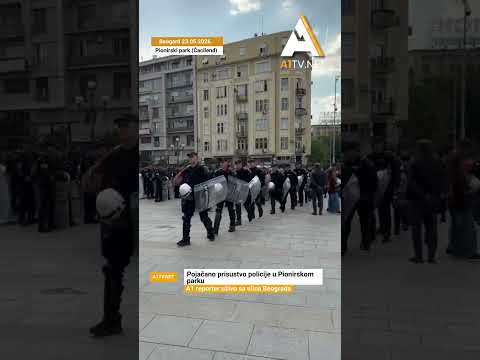 Pojačano prisustvo policije u Pionirskom parku