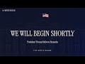 President Trump Delivers Remarks