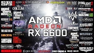 RX 6600 in 2023 - Test in 55 Games