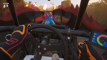 MONSTER JAM SHOWDOWN in VR race19 UEVR Oculus Rift