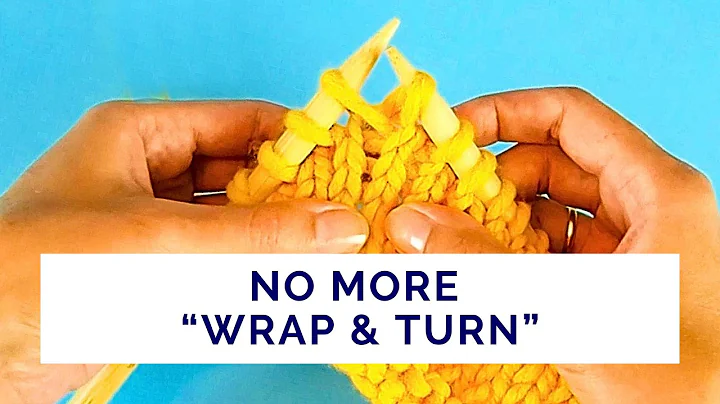 Great alternative to "wrap & turn" - Simplified shadow-wrap short rows.