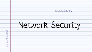 Network Security Notes