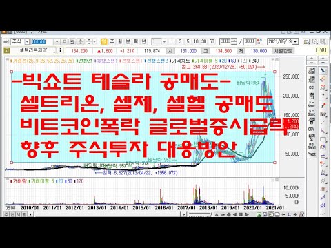 -빅쇼트 테슬라 <strong>공매도</strong>-  <strong>셀트리온</strong>, 셀제, 셀헬 <strong>공매도</strong>  비트코인폭락 글로벌증시급락  향후 주식투자 대응방안