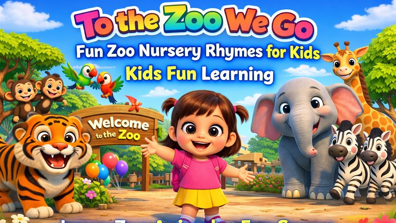 To the Zoo We Go 🦁🐘 | Fun Zoo Nursery Rhymes for Kids | Kids Fun Learning #cocomelon 