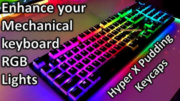 Hyper X Pudding Translucent Keycaps installation and review on Razer Keyboard