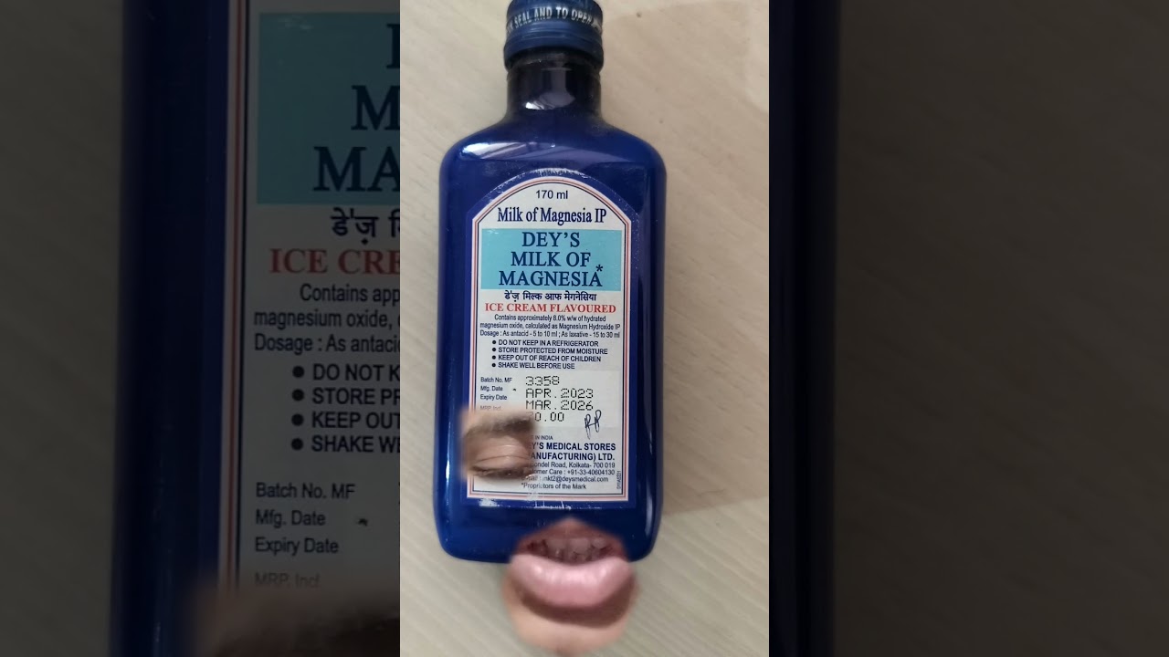 Milk of magnesium use/how to relief from acidity/ 