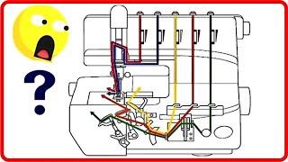How It Works Overlock Sewing Machine ??