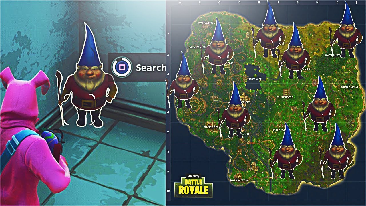 How To Find Hidden Gnomes in Fortnite! Search Hidden Gnome ... - 1280 x 720 jpeg 224kB