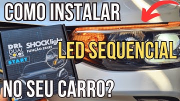 ✅Como Instalar Fita Led Seta Sequencial, SHOCKlight - PASSO A PASSO.