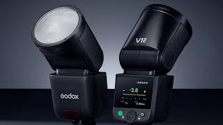 Godox V1 mid TTL HSS compact wireless touchscreen flash for mirrorless cameras canon Nikon sony fuji