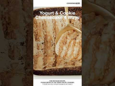 👀요즘 SNS에서 뜨는 일본식 요거트 치즈케이크 4가지 방법 Viral Japanese Yogurt Cheesecake 4 <strong>Ways</strong> #Shorts
