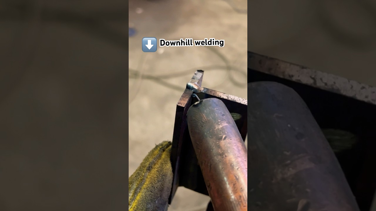 Mig welding downhill sorts YouTube