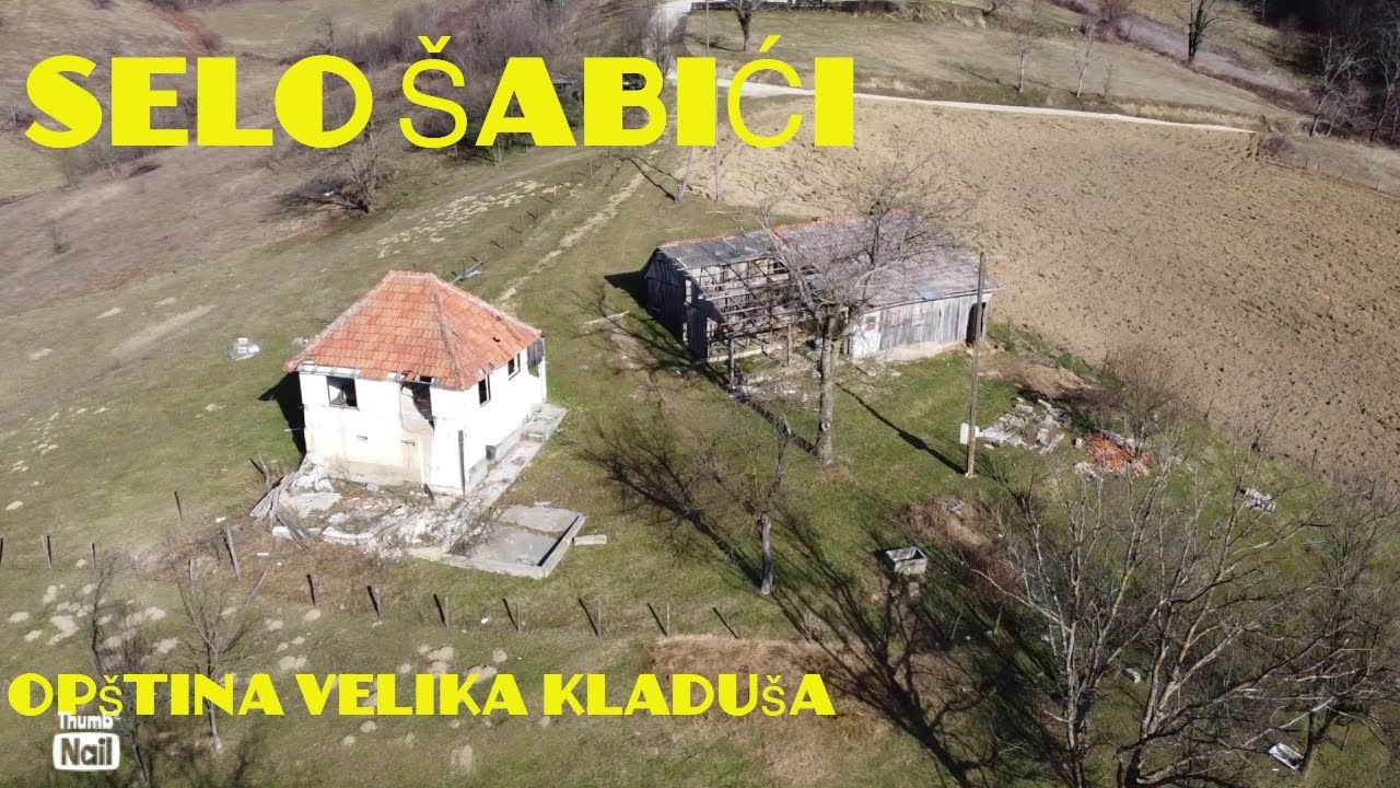 Selo Sabici udaljeno oko 15-tak Km od Velike Kladuse (februar 2024)