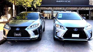 2020 Lexus RX F Sport vs 2019 RX F Sport Comparison 2020 Lexus RX F Sport vs 2019 RX F Sport Comparison