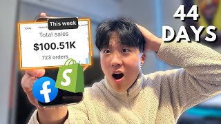 From $1k to $100k a Week in Just 44 Days - Dropshipping