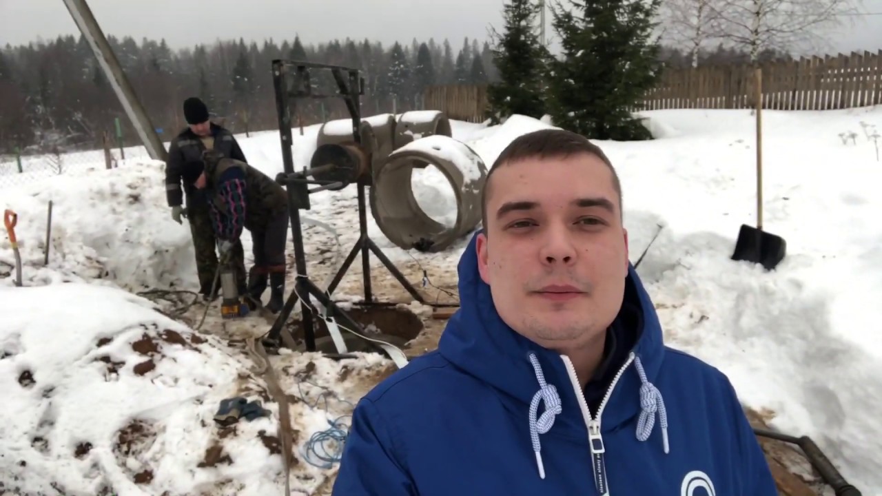 Копка колодца Солнечногорский район - YouTube