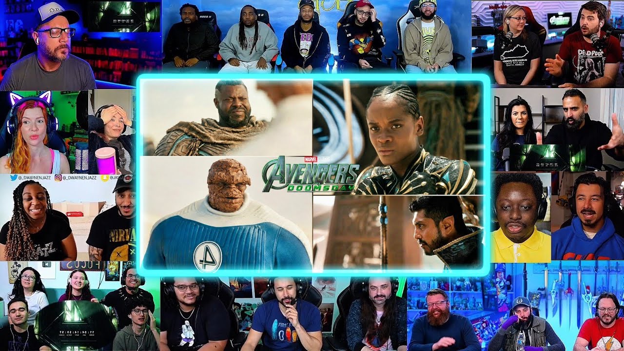 AVENGERS DOOMSDAY: Fantastic Four & Black Panther Trailer REACTION MASHUP 