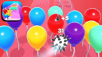 Balloon Pop Rush ​- All Levels Gameplay Android,ios (Levels 22-24)