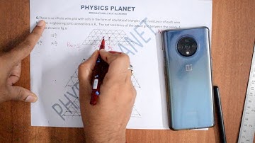 Current Electricity| Equivalent Resistance of infinite grid network|ravisir|physicsplanet|