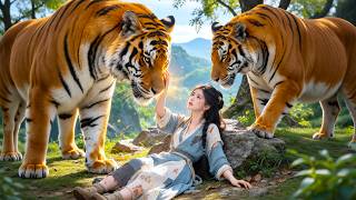 Bullied Princess Braves Beast Mountain to Save Grandpa—Commands 100 Tigers & All Beasts Bow!
