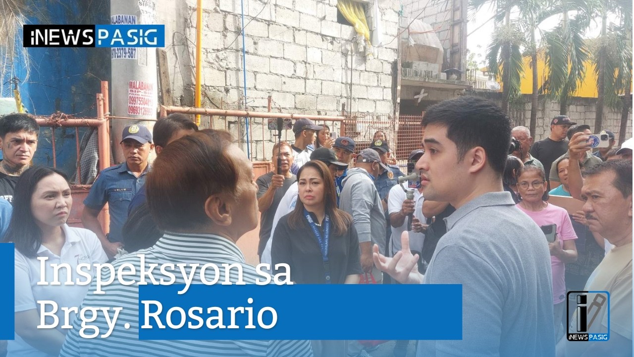 Vico Sotto, Ininspeksyon ang Oplan Kaayusan sa Pasig