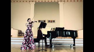 Ava Pakiam and Cole Anderson live performance Dvorak Songs My Mother Taught Me