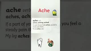 Ache | 📚Word of the Day with Gitte | Collins First School Dictionary | #readaloud #childrensbook