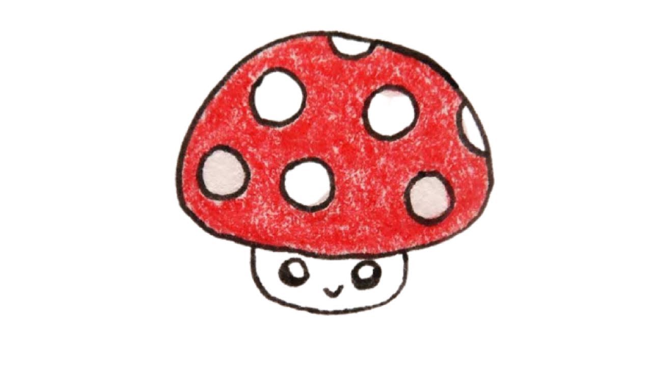 20 Easy Mushroom Drawing Ideas