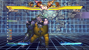 Street Fighter X Tekken 2013: Rufus Option Select EX Galactic Tornado