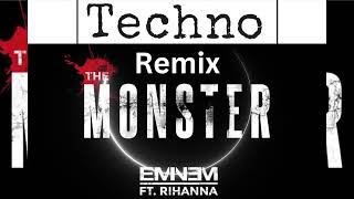 Eminem ft. Rihanna - The Monster (FerryK. Techno Remix) #techno #remix   #remix2024