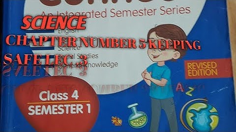 CBSE class 4th keeping safe lec. no. - 3