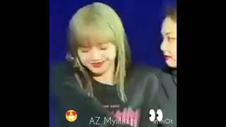 LISA IS SHY IN FRONT OF HER CRUSH ??