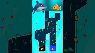 save the fish pull the pin game / Satisfying mobile games / Fishdom ad mini games 91 #shorts