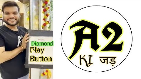 Diamond play button celebration | a2 sir | #arvindarora #a2kiजड़ #playbutton
