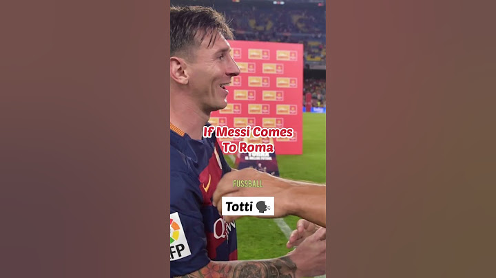 Totti🗣 On Messi😍 #totti #messi #roma #fcbarcelona #footballshorts