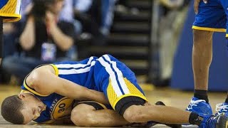 Steph Curry Every Injury In Career (Rare Compilation)