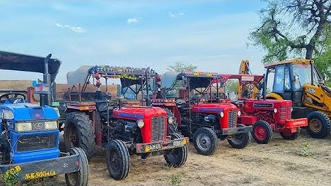 JCB 3dx Eco Backhoe Running Loading TractorStuck in Deep Mud Mahindra 475 Eicher 380Massey 1035