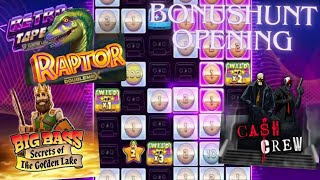 BONUSHUNT OPENING 12 Spiele 🎊 (Raptor, Sugar Rush 1000, Dork Unit etc)