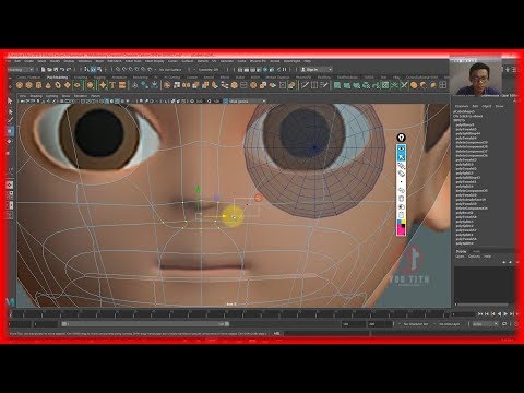 Modeling Head in Maya - YouTube