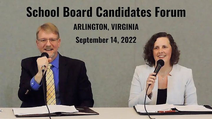 School Board Candidates Forum at Lyon Park Communi...
