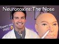 Neurotoxins around the nose