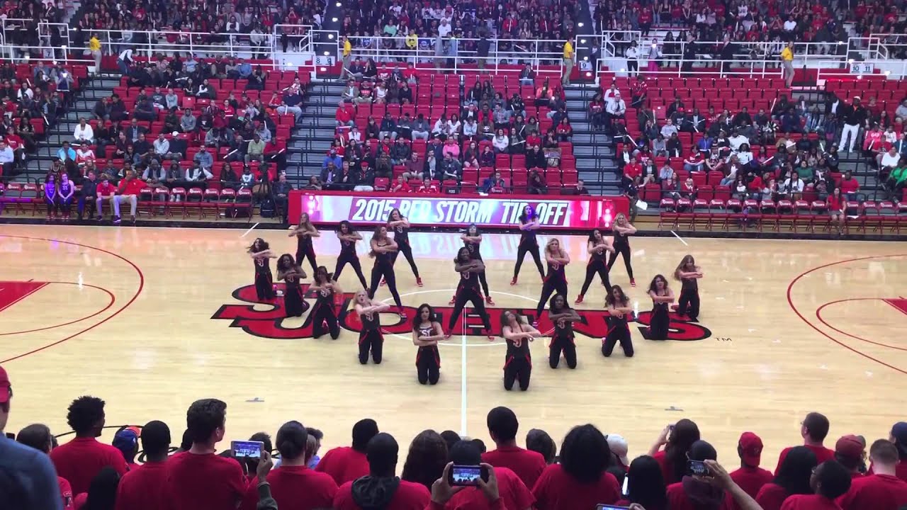 St. John's University Dance TeamTipOff 2015 YouTube