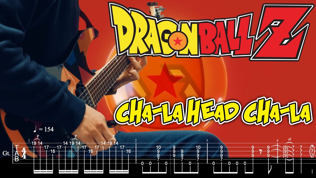 CHA-LA HEAD-CHA-LA (Metal Guitar Cover) - Dragon Ball Z OP - Tab