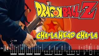 CHA-LA HEAD-CHA-LA (Metal Guitar Cover) - Dragon Ball Z OP - Tab