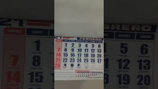 Mi calendario de Febrero 2021 #shorts