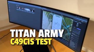💥Titan Army C49C1S im Test – Lohnt sich der 49" 240Hz Curved Monitor?